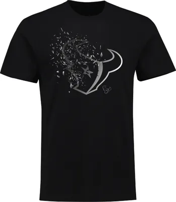 Produktbild von NFL Houston Texans Shatter Graphic Logo Football Shirt schwarz (L)