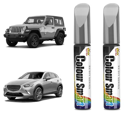 Imagen del producto de Lápices de retoque para pintura de automóviles, 2 unidades, 12 ml, con pincel, para reparar arañazos en todos los modelos de automóviles