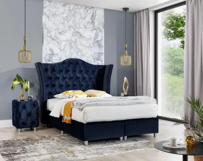 Obrázek produktu pro Sada ložnice postel 2x noční stolky 3ks. nábytek kompletní design