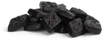 Productafbeelding van De Bron suikervrije Zoute Drop Ruitjes - 1 kilo