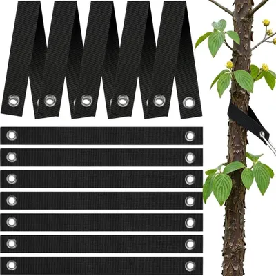 Produktbild von Baumgurte mit Ösen 12 Stück, für Garten, Sturmsicherung