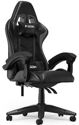 Image de Fauteuil de jeu ergonomique X25F00K013, avec soutien lombaire, noir
