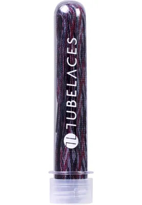Produktbild von Tubelaces Schnürsenkel White Flat Camo Pack Burgundy