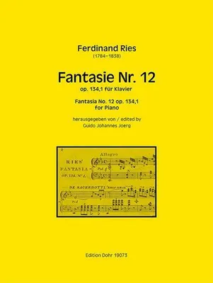 Produktbild von Fantasie Nr.12 op.134,1für Klavier
