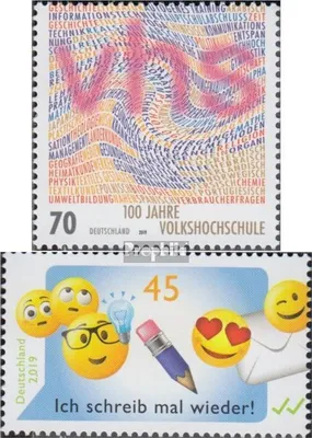 Produktbild von Briefmarken BRD 2019 Mi 3457,3458 gestempelt 100 Jahre Volkshochschule