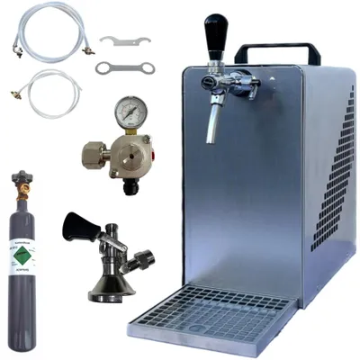 Produktbild von Bierkühler BieTal® Bierzapfanlage 30 L/h KOMPLETTSET - KEG Typ M - 0,5Kg CO2
