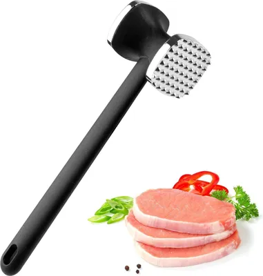 Produktbild von Deepton Fleischklopfer Zinklegierung 24CM Rutschfester Griff Steakhammer