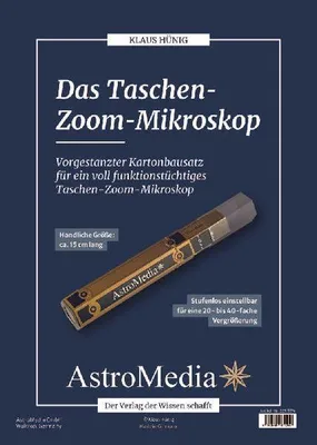 Produktbild von Taschenmikroskop mit stufenlosem Zoom 20x-40x, 4-linsiger Optik und randscharfem Bild