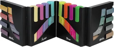 Produktbild von Faber-Castell 254603, 16 Stück(e), Metallisch, Mehrfarbig, Pastell, Meißel, Mehrfarbig, Kunststoff, 1 mm