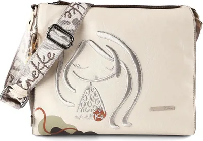 Image de Anekke sac à épaule bandoulière Sophia Gaia Crossbody Bag Multicolor écru