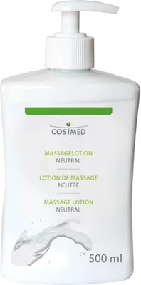 Produktbild von Massagelotion neutral mit Druckspender, 500 ml