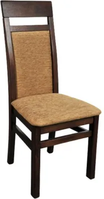 Image de Fauteuil Bois Massif Fauteuil Bois Tissu Rembourrage Chaises Gastro Design Salle à manger