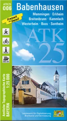 Immagine prodotto di ATK25-O06 Babenhausen (Carta topografica ufficiale 1:25000)