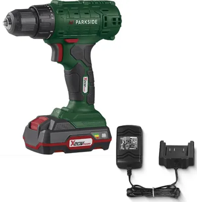 Zdjęcie produktu dla Akumulatorowa wiertarko-wkrętarka PARKSIDE® 20 V PBSA 20 z akumulatorem i ładowarką, wkrętarka akumulatorowa
