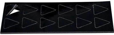Produktbild von Magnetische Symbole Dreieck 19x19mm VE=12 Stück schwarz