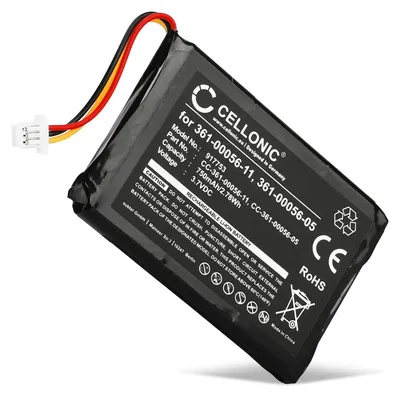 Produktbild von CELLONIC 1x Akku für Navigation Kompatibel mit Garmin Camper 770 LMT-D, Nüvi 42, Nüvi 2689, 361-00056-05 - (750mAh, 3.7V)
