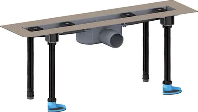Obrázek produktu pro Hutterer & Lechner HL50FU.0/70 Nerezová sprchová žlab super plochý, zapuštěný, 700 mm, bez krytu, 1 ks.