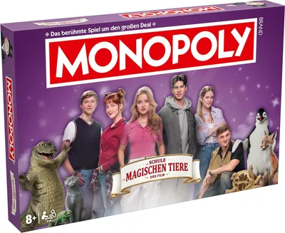 Produktbild von Monopoly Schule der magischen Tiere Brettspiel Deutsch 8+ Gesellschaftsspiel