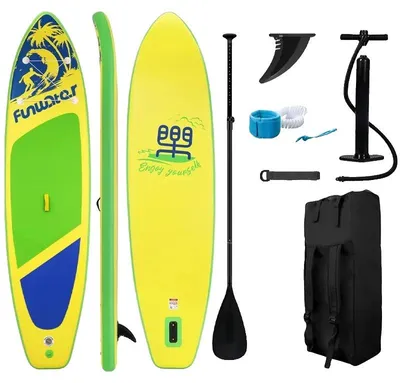 Image de Planche de stand-up paddle gonflable, capacité de charge maximale de 165 kg, accessoires complets, modèle SUPFW28D