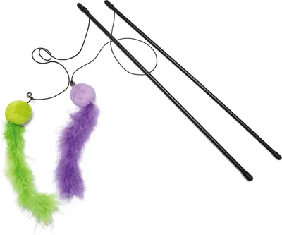 Produktbild von Beeztees Katzenspielzeug Angel Ball mit Feder