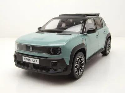 Produktbild von Norev 185520 Renault 4 E-Tech 100% Electric 2025 hellgrün schwarz 1:18