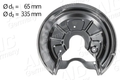 Produktbild von AIC 54848 Ankerblech Spritzblech Bremsscheibe für VW GOLF VI (5K1) Hinten Rechts