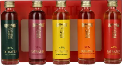 Produktbild von TATRATEA Tasting Set Red 48,6% Vol. 5x0,04l in Geschenkbox