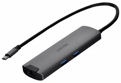 Obrázok produktu pre Unitek H1112F aktívny HUB USB-C 5 Gbps, HDMI RJ-45 PD 100 W