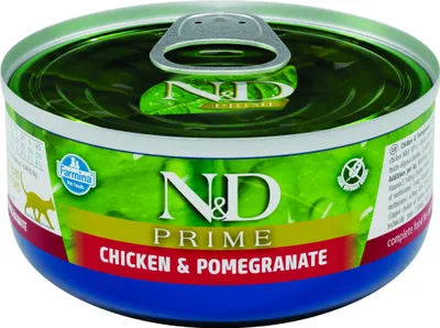 Productafbeelding van N&D CAT PRIME Volwassen kattenvoer, kip en granaatappel, 70g