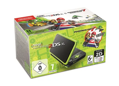 Produktbild von Nintendo New 2DS XL Handheld Konsole - Schwarz Grün