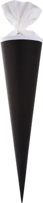 Produktbild von Goldbuch Bastelschultüte 70cm mit farbigem Filzverschluss schwarz