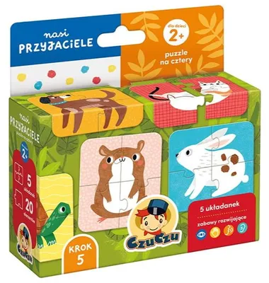 Produktbild von CzuCzu Unsere Freunde 93150 Vierer-Puzzle