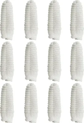 Produktbild von 12 Stück Hundezahnbürste Fingerling Wiederverwendbar Pet Finger Zahnbürste Fingerlinge Hunde Zahnpflege Anti-Plaque Finger Hund Effiziente und Saubere Haustierzahnbürste aus Strickgewebe