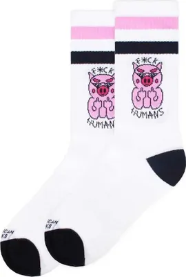 Produktbild von American Socks F*ck Humans White .