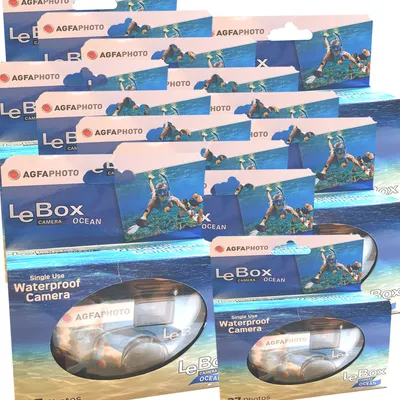 Produktbild von 15x 1A PHOTO PORST Einwegkamera Agfa LeBox Ocean
