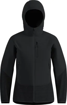 Produktbild von Isolierte Ascent Hybridjacke mit Wolle, Damen - Odlo, Farbe:15000 black, Größe:S