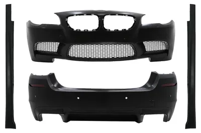 Immagine prodotto di Kit carrozzeria con paraurti e minigonne laterali per BMW Serie 5 F10 2010-2017, design M5.