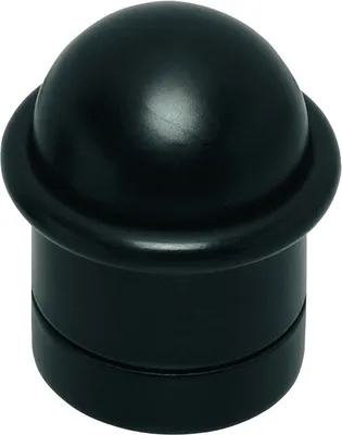 Produktbild von Bodentürpuffer 44200 D.38mm H.44mm MS schwarz Dübelmontage