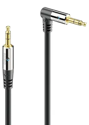 Produktbild von sonero S-AC510-005, 3.5mm, Männlich, 3.5mm, Männlich, 0,5 m, Schwarz