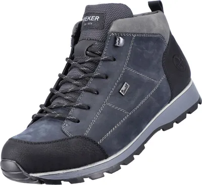 Produktbild von Rieker Schnürstiefel Pazifikblau Leder Größe: 46 Normal