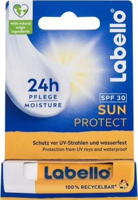 Produktbild von Labello Sun Protect, Lippenbalsam, Farblos, Unisex, Jeder Hauttyp, Sheabutter, Feuchtigkeitsspendend, Nährend, Schutz
