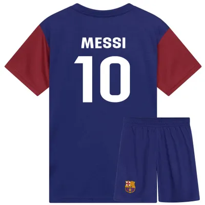Produktbild von FC Barcelona Fußball Trikot Set Messi Heim - Kind - 164