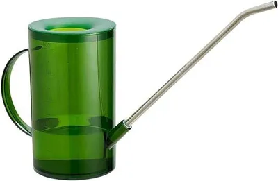 Obrázok produktu pre Malá kanvica na kvety a sukulenty s dlhým výtokom, 1 l – pre malé rastliny a kvety (zelená)
