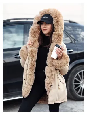 Produktbild von Mantel DSTREET CHARMFUR TY4770 BEIGE Größe: XL