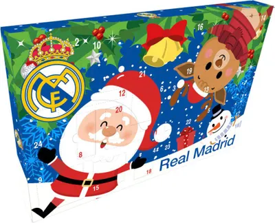 Produktbild von Real Madrid Adventskalender Mehrfarbig Mehrfarbig One Size