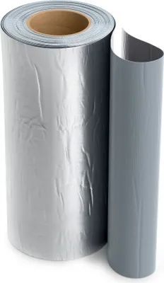 Produktbild von Isolbau Butyl Reparaturband - Aluminium, 300 mm x 10 m - Abdichtungsband für das Dach Loch Rohr wWohnmobile - Wasserdichter Schutz gegen Korrosion Witterung & UV-Bestrahlung - Selbstklebende Klebeband Dichtdnad