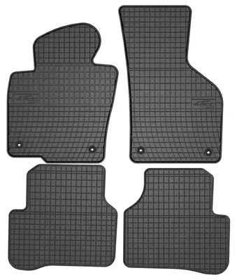Zdjęcie produktu dla Dywaniki gumowe do Volkswagen Passat B7 2010-2014 (sedan/kombi) – 4 szt., czarne, dopasowane – Wielganizator SolidPRO