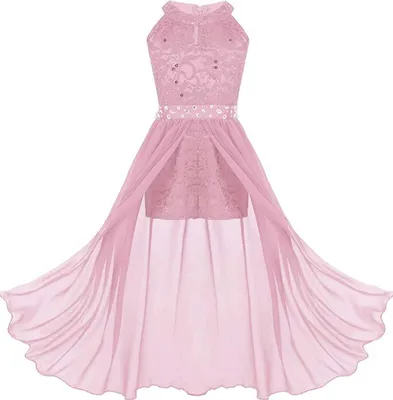 Produktbild von Mädchen Abendkleid Gr. 158-164 Cm Sweet Prinzessin Blumenmädchenkleider für Party Hochzeit Brautjungfern Festlich Kinder Overall Jumpsuit