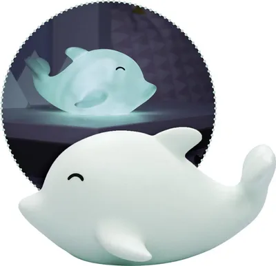 Obrázok produktu pre reer lumilu Sea Life Dolphin, nočné svetlo, uspávacie svetlo, upokojujúce svetlo, LED, časovač, 52293