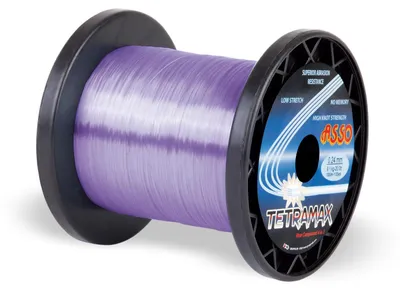 Produktbild von ASSO Tetramax Mono 3000m 0,45mm 15,80 kg Purple Monofile Angelschnur